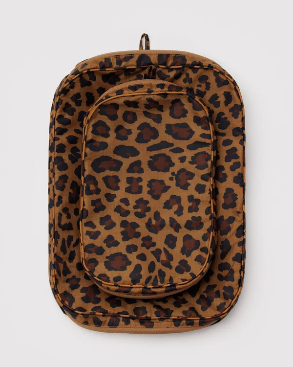 Packing Cube Set - Leopard - Material: ripstop-nylon
