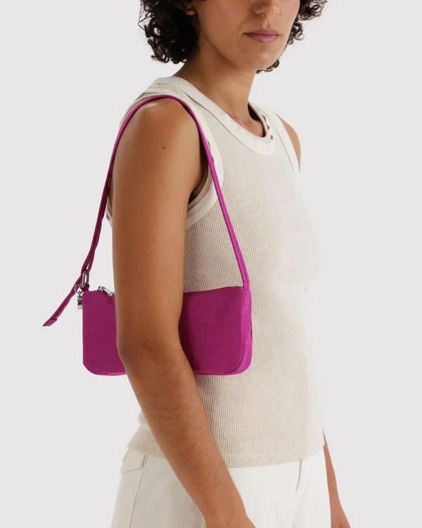 Nylon Pochette - Sale - Deep Fuchsia - Size: OS