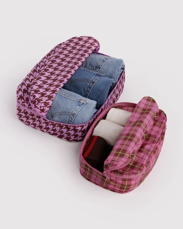 Packing Cube Set - Check Mix - Material: ripstop-nylon