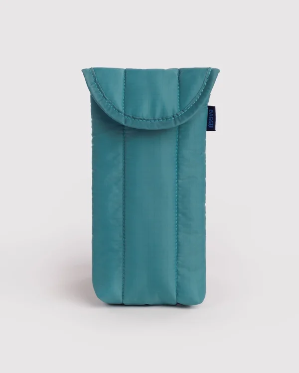 Puffy Glasses Sleeve - Peacock