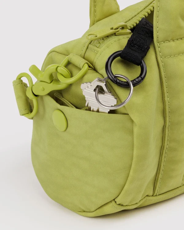 Small Nylon Duffle Bag - Chartreuse - Size: OS