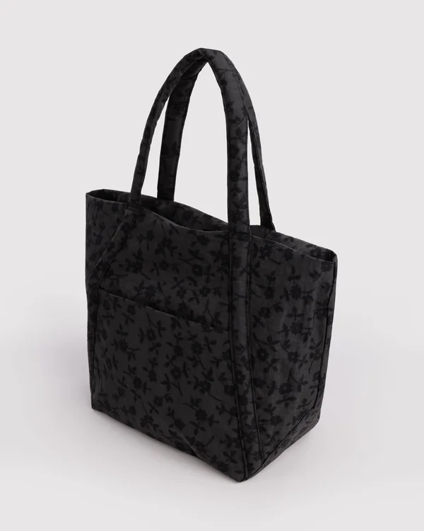 Cloud Bag - Charcoal Ditsy Floral - Material: heavyweight-nylon
