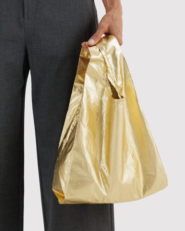 Baby Baggu - Gold Metallic - Material: ripstop-nylon