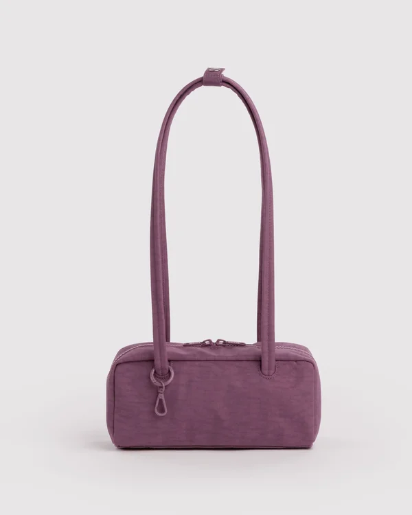 Small Nylon Bowler Bag - Wild Plum