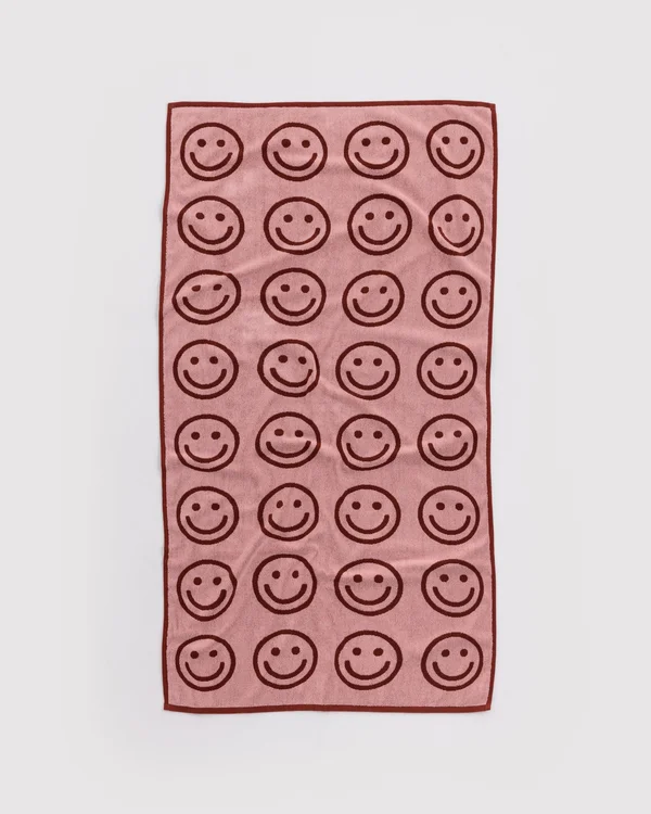 Bath Towel - Blush Happy - Size: OS