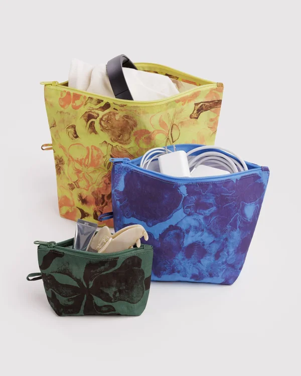 Go Pouch Set - Ruth Asawa Mix - Material: heavyweight-nylon