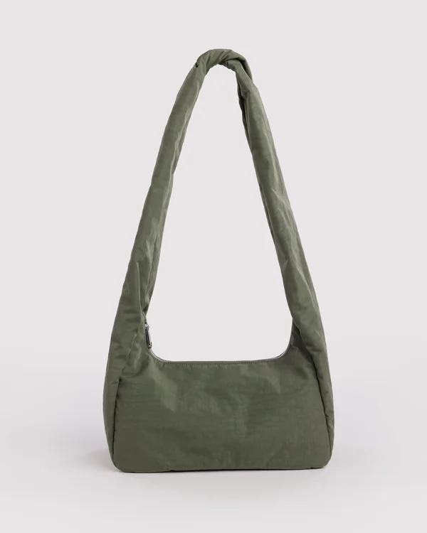Nylon Meringue Bag - Caper - Size: OS