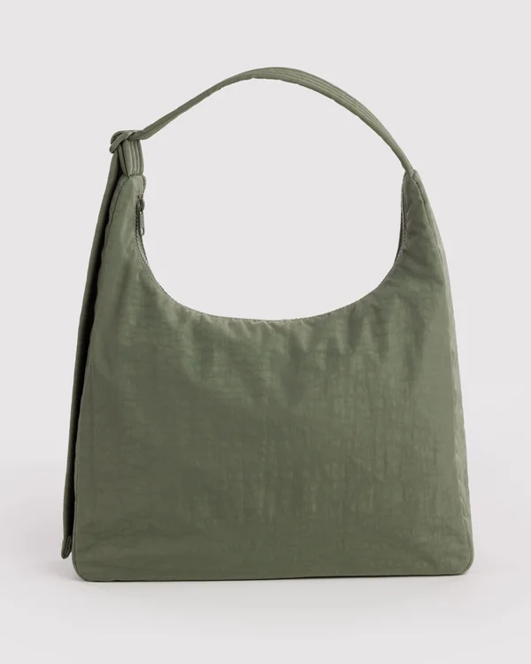 Nylon Shoulder Bag - Caper - Material: heavyweight-nylon