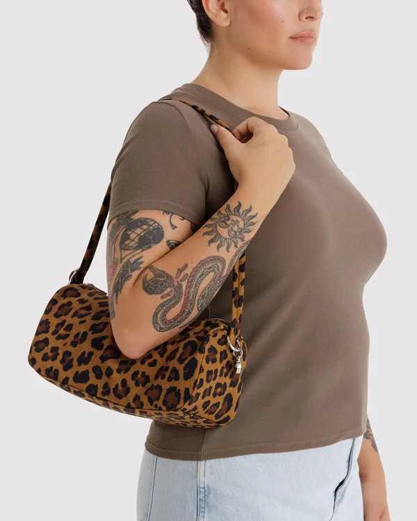 Nylon Loaf Bag - Leopard - Size: OS