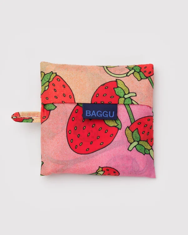 Standard Baggu - Strawberry Blossom - Material: ripstop-polyester