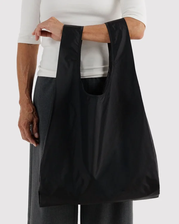 Standard Baggu - Black - Material: ripstop-nylon