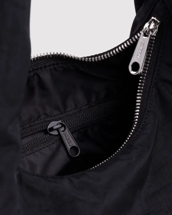 Small Nylon Meringue Bag - Black
